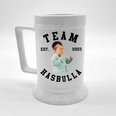 Hasbulla Funny Hasbulla Hasbullah Smile Beer Stein