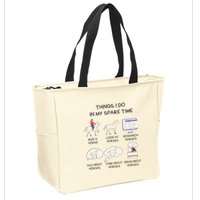 Horse For Horse Riding Zip Tote Bag
