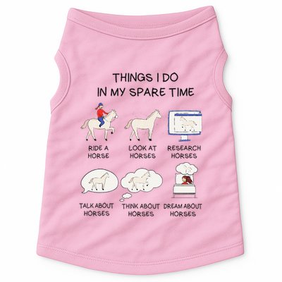 Horse For Horse Riding Doggie Tank