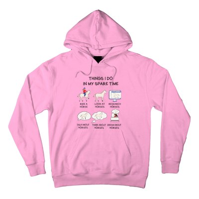 Horse For Horse Riding Hoodie