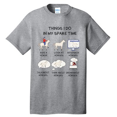 Horse For Horse Riding Tall T-Shirt