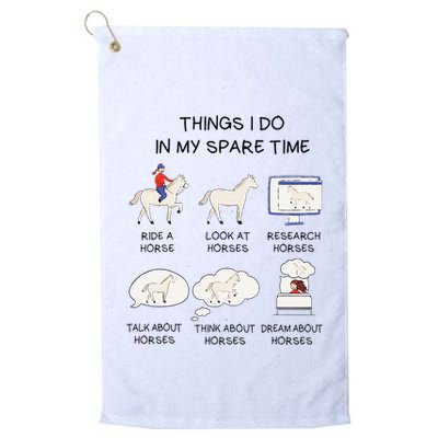Horse For Horse Riding Golf Towel