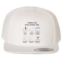 Horse For Horse Riding Wool Snapback Cap