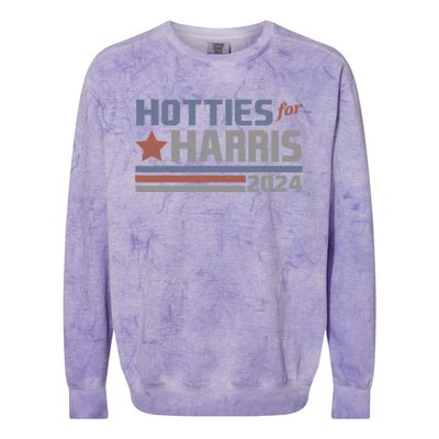 Hotties For Harris 24 Hotties For Harris 2024 Colorblast Crewneck Sweatshirt