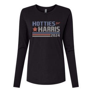 Hotties For Harris 24 Hotties For Harris 2024 Womens Cotton Relaxed Long Sleeve T-Shirt