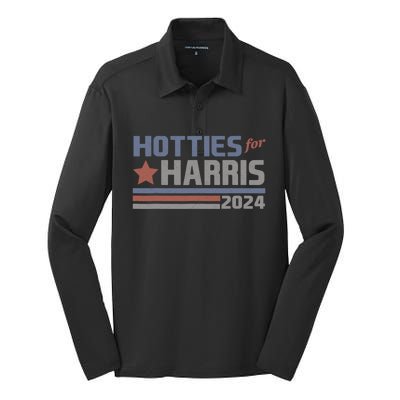 Hotties For Harris 24 Hotties For Harris 2024 Silk Touch Performance Long Sleeve Polo