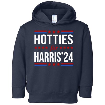 Hotties For Harris 2024 Funny Election Kamala Toddler Hoodie