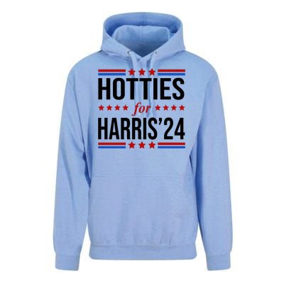 Hotties For Harris 2024 Funny Election Kamala Unisex Surf Hoodie