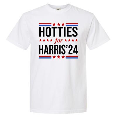 Hotties For Harris 2024 Funny Election Kamala Garment-Dyed Heavyweight T-Shirt