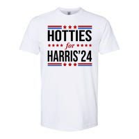 Hotties For Harris 2024 Funny Election Kamala Softstyle CVC T-Shirt