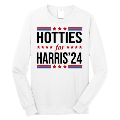 Hotties For Harris 2024 Funny Election Kamala Long Sleeve Shirt