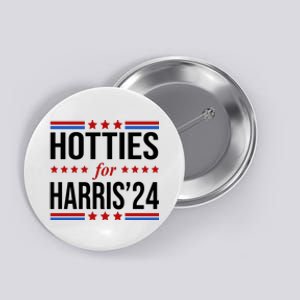 Hotties For Harris 2024 Funny Election Kamala Button