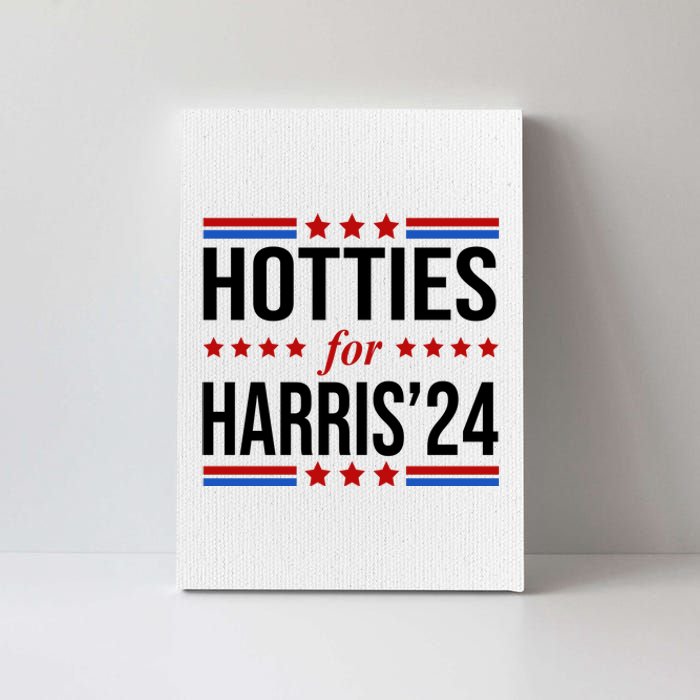 Hotties For Harris 2024 Funny Election Kamala Canvas