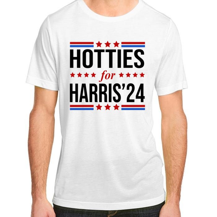 Hotties For Harris 2024 Funny Election Kamala Adult ChromaSoft Performance T-Shirt