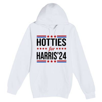 Hotties For Harris 2024 Funny Election Kamala Premium Pullover Hoodie