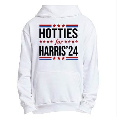 Hotties For Harris 2024 Funny Election Kamala Urban Pullover Hoodie