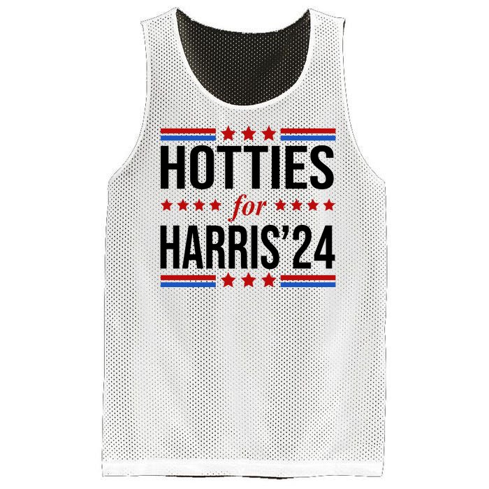 Hotties For Harris 2024 Funny Election Kamala Mesh Reversible Basketball Jersey Tank