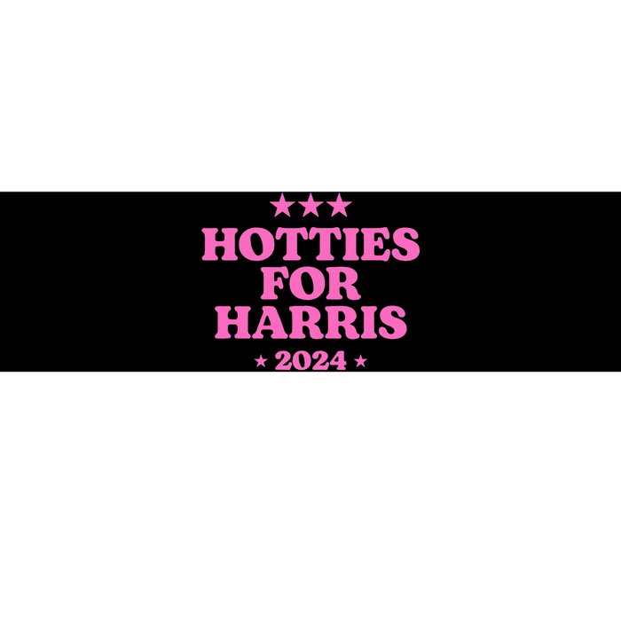 Hotties For Harris 2024 Kamala Bumper Sticker