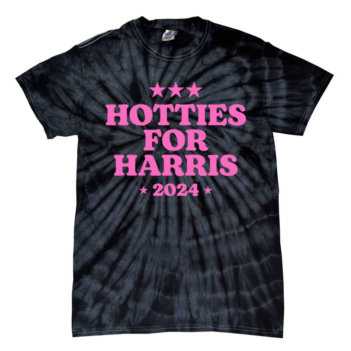 Hotties For Harris 2024 Kamala Tie-Dye T-Shirt