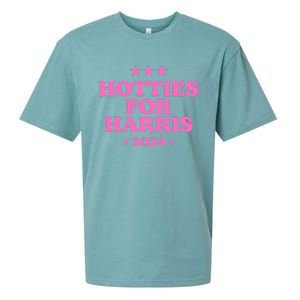 Hotties For Harris 2024 Kamala Sueded Cloud Jersey T-Shirt