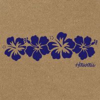 Hibiscus Flower Hawaii Aloha Hawaiian Retro Beach Cotton Canvas Backpack