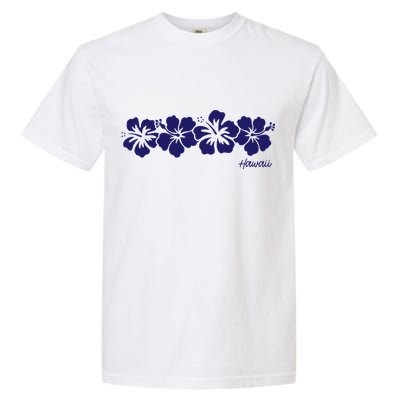 Hibiscus Flower Hawaii Aloha Hawaiian Retro Beach Garment-Dyed Heavyweight T-Shirt