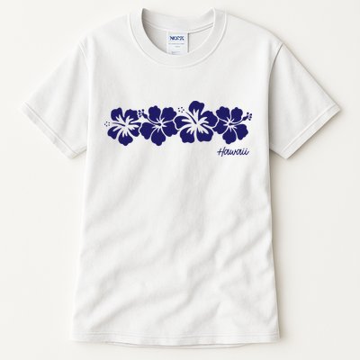 Hibiscus Flower Hawaii Aloha Hawaiian Retro Beach Tall T-Shirt