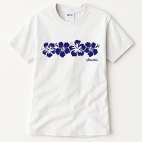 Hibiscus Flower Hawaii Aloha Hawaiian Retro Beach Tall T-Shirt
