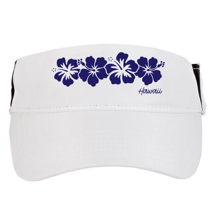 Hibiscus Flower Hawaii Aloha Hawaiian Retro Beach Adult Drive Performance Visor