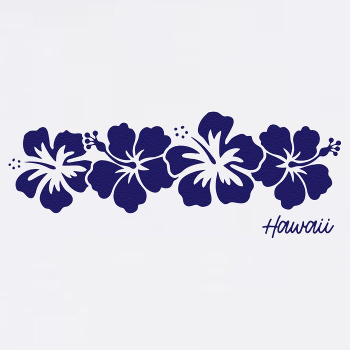 Hibiscus Flower Hawaii Aloha Hawaiian Retro Beach Premium T-Shirt