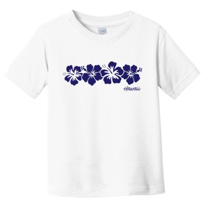 Hibiscus Flower Hawaii Aloha Hawaiian Retro Beach Toddler T-Shirt