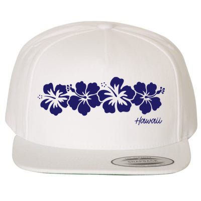 Hibiscus Flower Hawaii Aloha Hawaiian Retro Beach Wool Snapback Cap