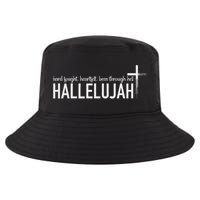 Hard Fought Heartfelt Been Through Hell Hallelujah Christian Cool Comfort Performance Bucket Hat