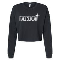 Hard Fought Heartfelt Been Through Hell Hallelujah Christian Cropped Pullover Crew
