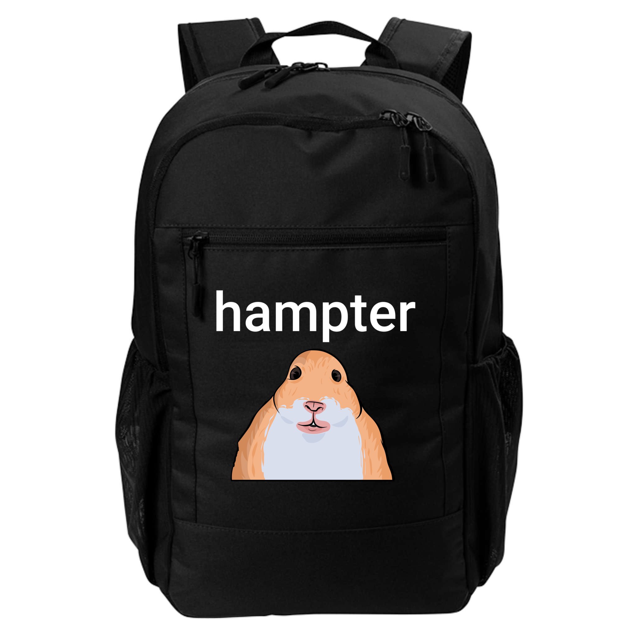 Hampter Funny Hamster Dank Meme Cute Gift Backpack