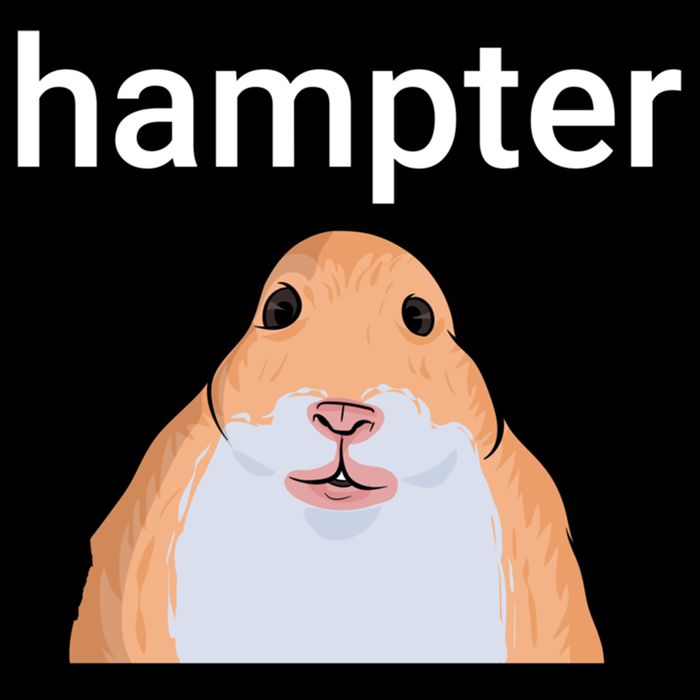 Hampter Funny Hamster Dank Meme Cute Gift Backpack