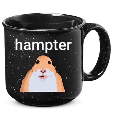 Hampter Funny Hamster Dank Meme Cute Gift 15oz Campfire Ceramic Mug