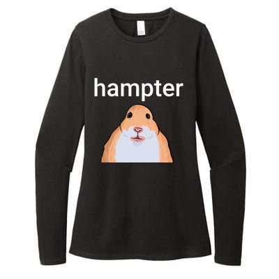 Hampter Funny Hamster Dank Meme Cute Gift Womens CVC Long Sleeve Shirt