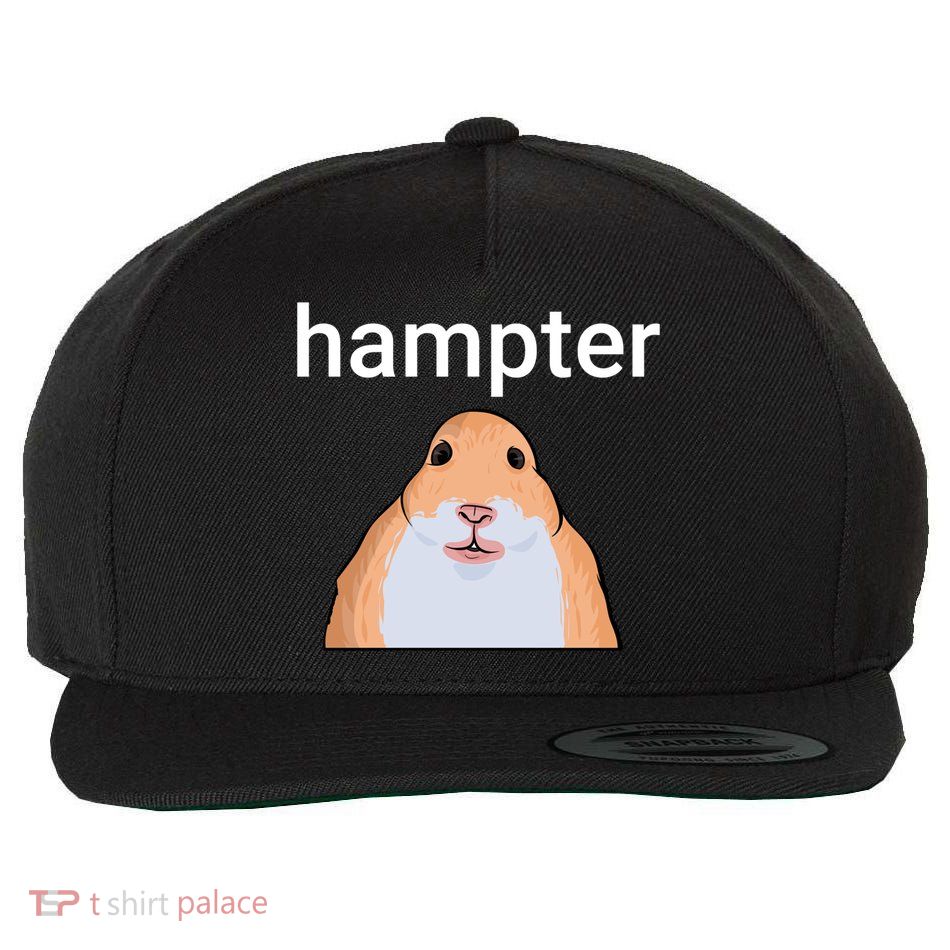 Hampter Funny Hamster Dank Meme Cute Gift Wool Snapback Cap