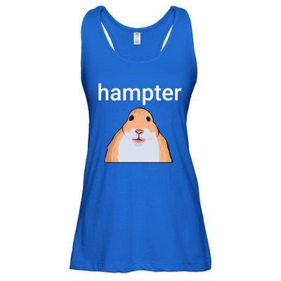 Hampter Funny Hamster Dank Meme Cute Gift Ladies Essential Flowy Tank