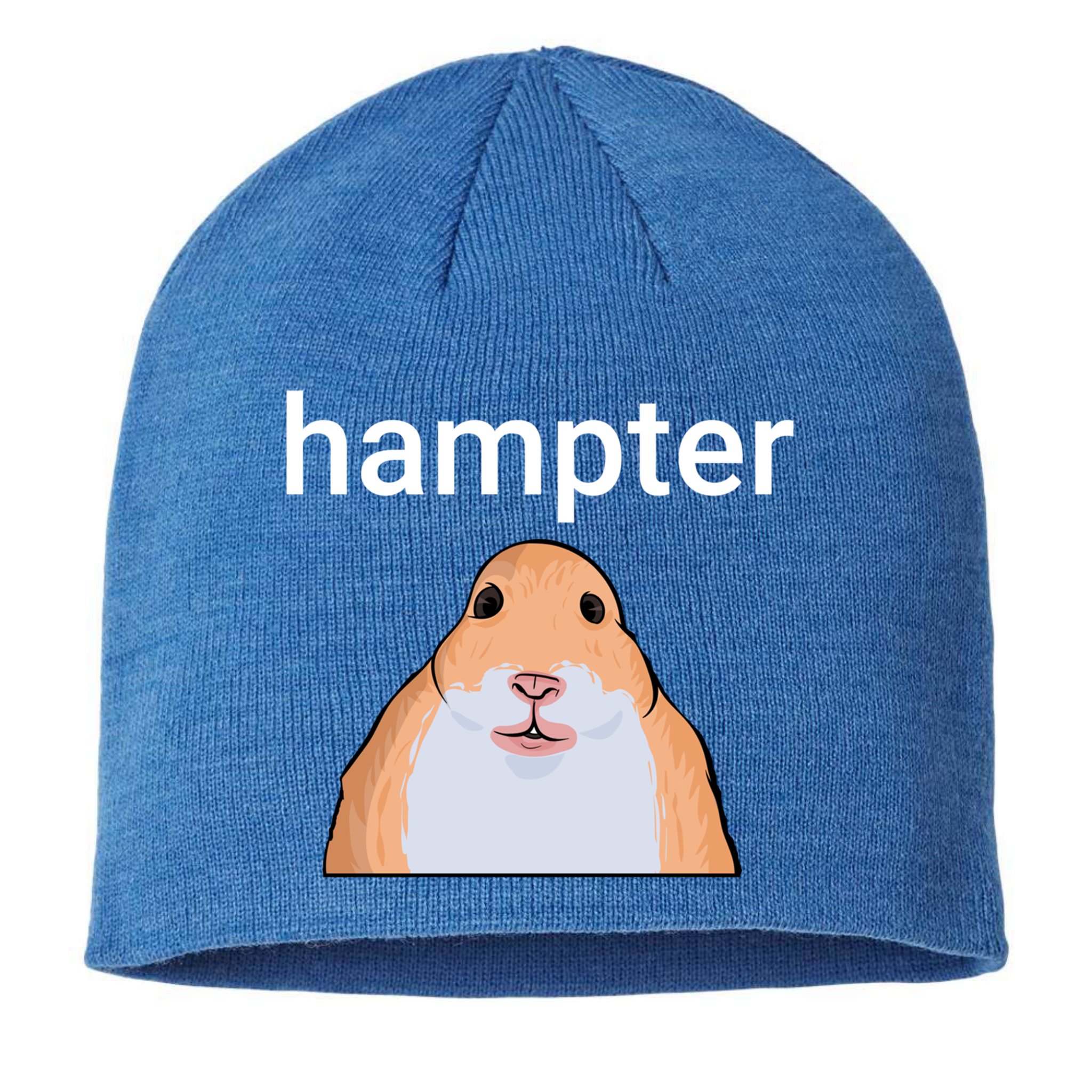 Hampter Funny Hamster Dank Meme Cute Gift Sustainable Beanie