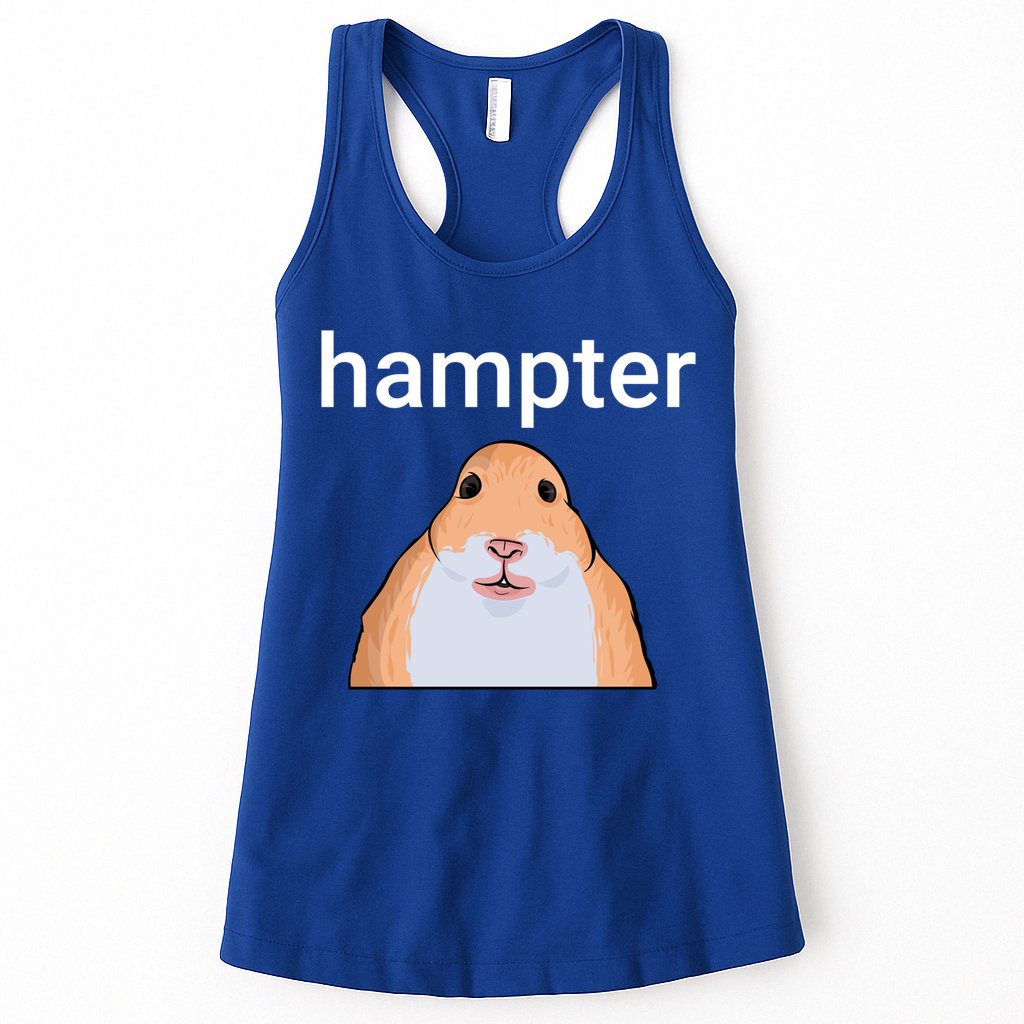 Hampter Funny Hamster Dank Meme Cute Gift Womens Tank Top