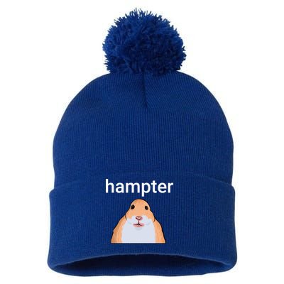 Hampter Funny Hamster Dank Meme Cute Gift Pom Pom 12in Knit Beanie