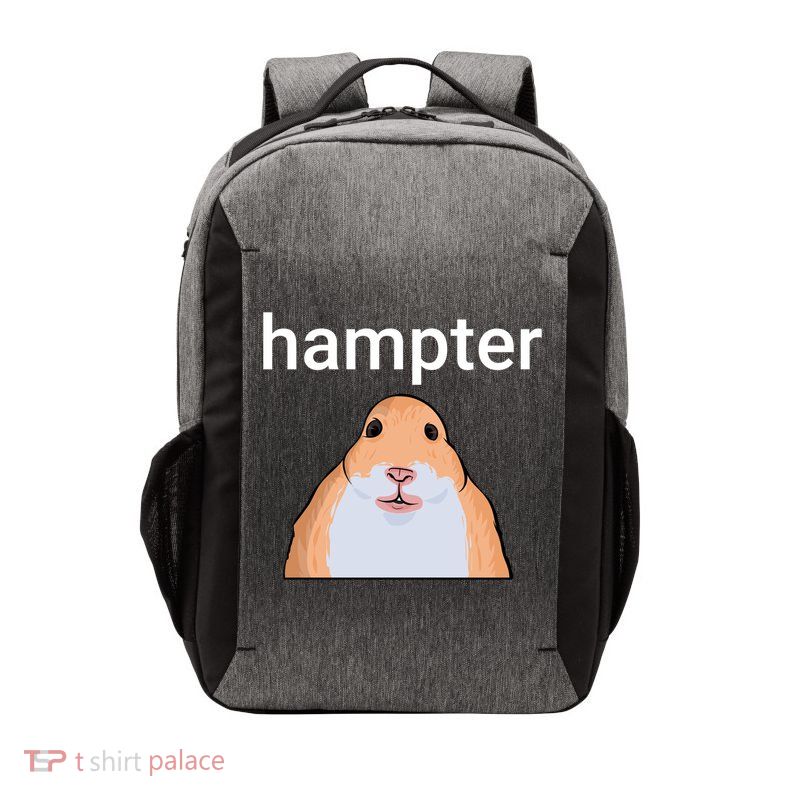 Hampter Funny Hamster Dank Meme Cute Gift Vector Backpack