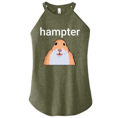 Hampter Funny Hamster Dank Meme Cute Gift Women's Perfect Tri Rocker Tank