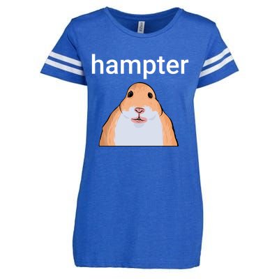 Hampter Funny Hamster Dank Meme Cute Gift Enza Ladies Jersey Football T-Shirt