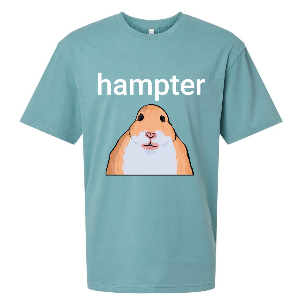 Hampter Funny Hamster Dank Meme Cute Gift Sueded Cloud Jersey T-Shirt
