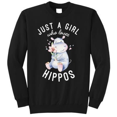 Hippo For Hippo Lover Cute Hippo Sweatshirt