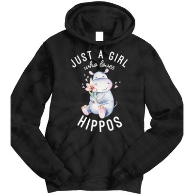 Hippo For Hippo Lover Cute Hippo Tie Dye Hoodie