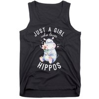 Hippo For Hippo Lover Cute Hippo Tank Top